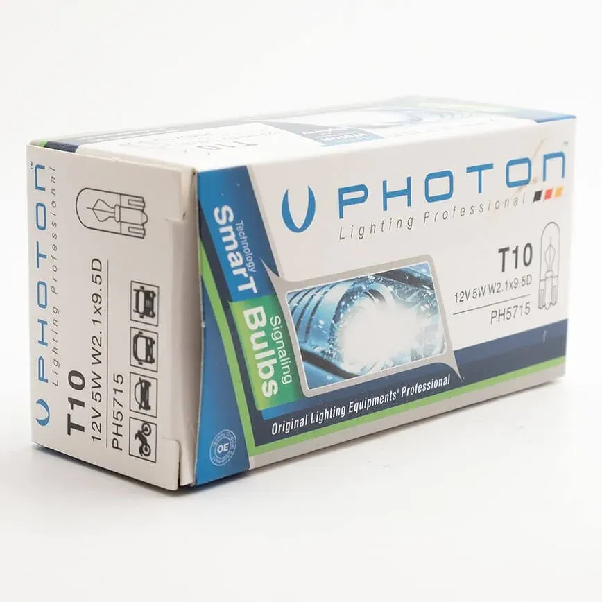 Photon T10 12V W5W Dipsiz Standart Ampul ( 1 KUTU )